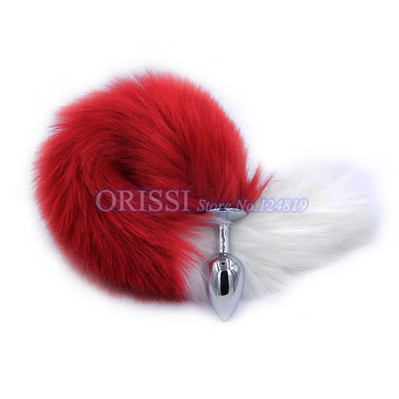 ORISSI Stainless Steel Butt Plug Fox Tail Anal Adult Games Sex Toy For Women Metal Buttplug Flirting Dog | Красота и здоровье