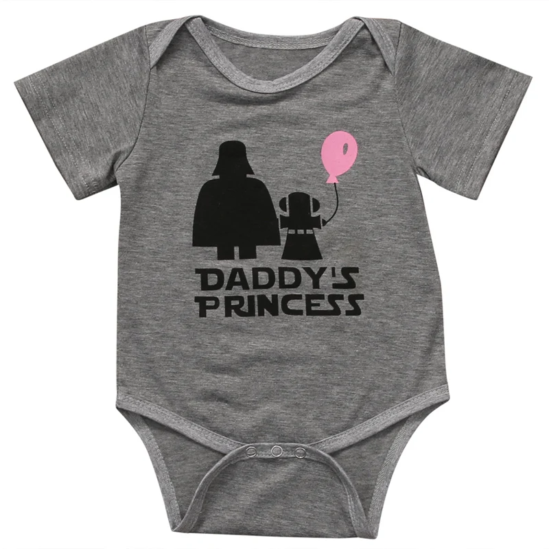 2019 новый бренд Одежда для новорожденных маленьких девочек с принтом daddy's