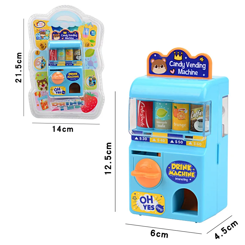 Beverage machine Мини-мяч захват машина захват мяч Catcher кран лотерея машина для напитков Дети ролевые игры игрушки подарок на день рождения - Цвет: Beverage machine