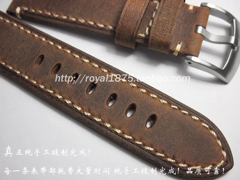 Ремешок ручной работы в стиле ретро коричневый ремешок для часов занятий спортом