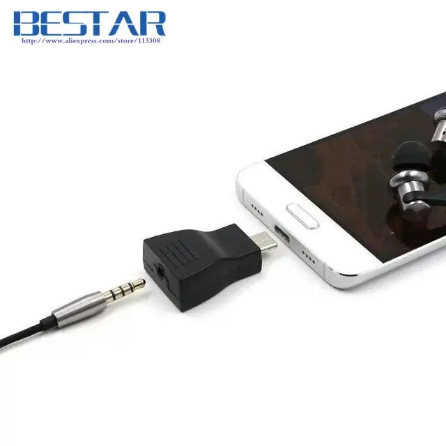 USB 3 1 Type-C USB-C 5 мм аудио динамик микрофон разъем адаптер | Компьютеры и офис