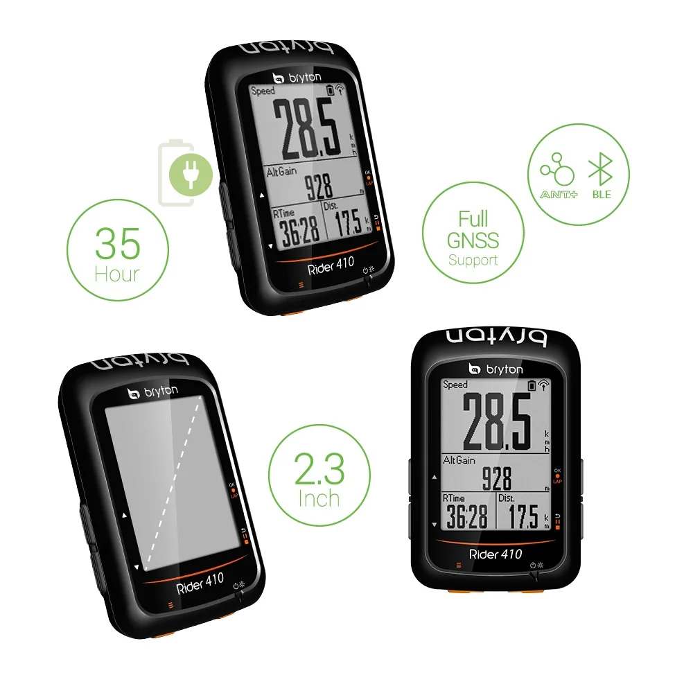 Bryton Rider 410E/410T беспроводной gps/ANT+ BLE велосипедный компьютер