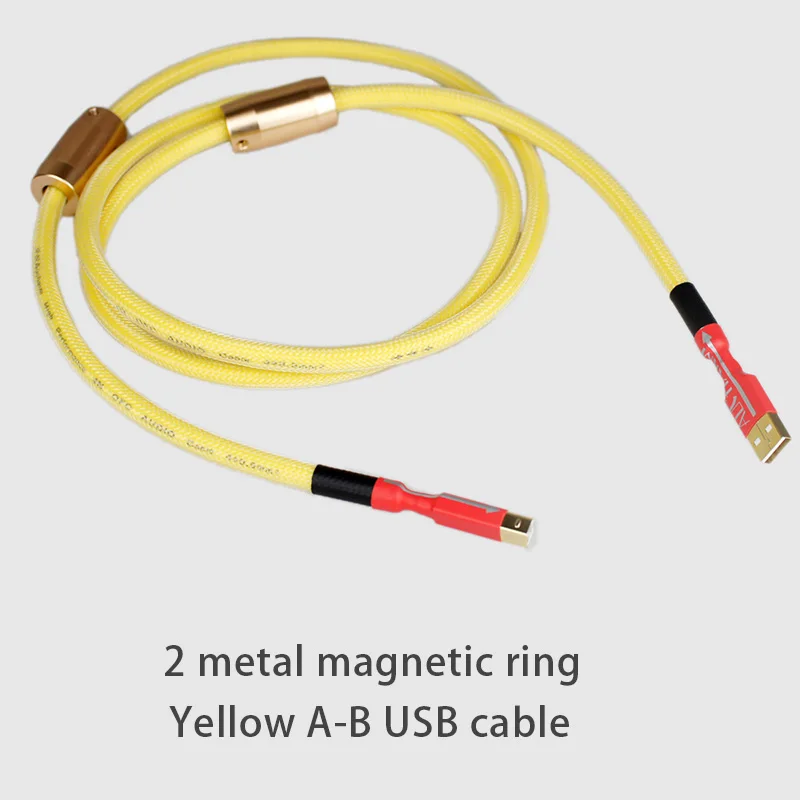 Аудиокабель HiFi USB тип А папа к B 2 0 кабель для декодера DAC звуковая карта передачи