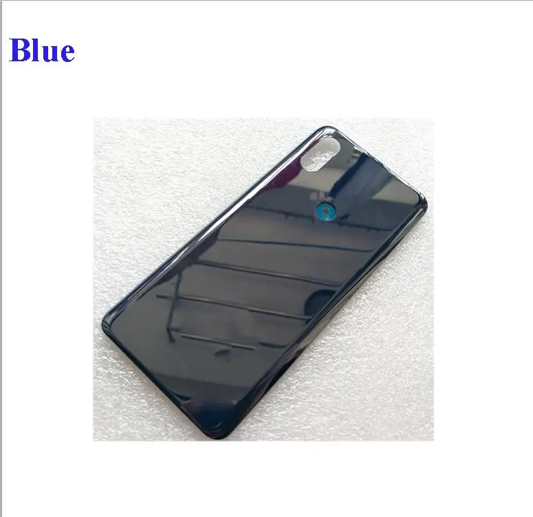 Синий Синяя Задняя стеклянная крышка Cera mi cs для Xiaomi mi X 3 mi x3, чехол на батарейку для Xiaomi mi X 3 mi x3 - Цвет: Синий
