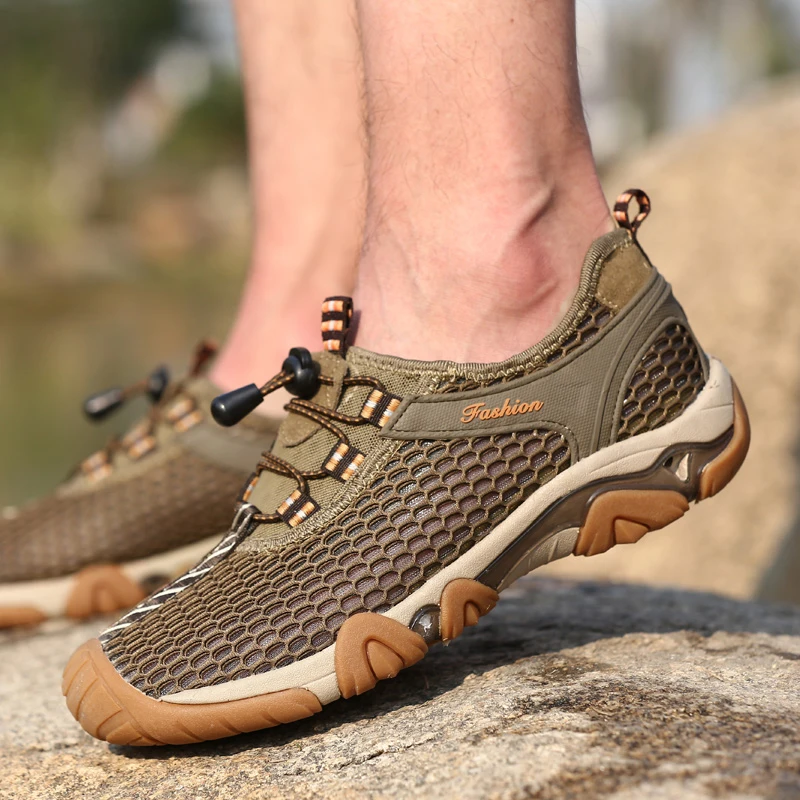 Мужская обувь с эластичной лентой дышащая для улицы лето 2016|sandal charm|sandal running