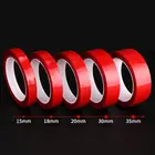 Водонепроницаемая Прозрачная силиконовая двусторонняя клейкая лента 5-35 мм, наклейка для автомобиля, высокая прочность, высокая прочность, не оставляет следов клея