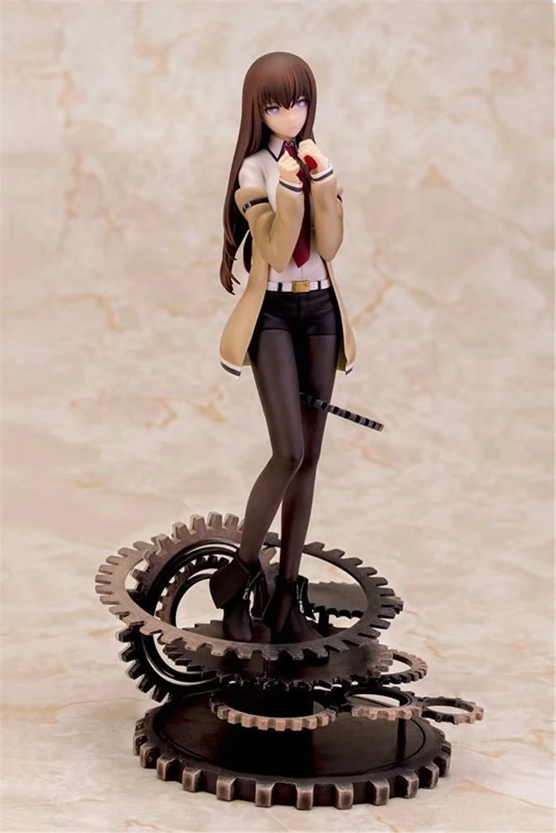 Anime Steins Gate Makise Kurisu 1/7 Scale Painted PVC Action Figure Collection Model Toys Doll 26cm | Игрушки и хобби