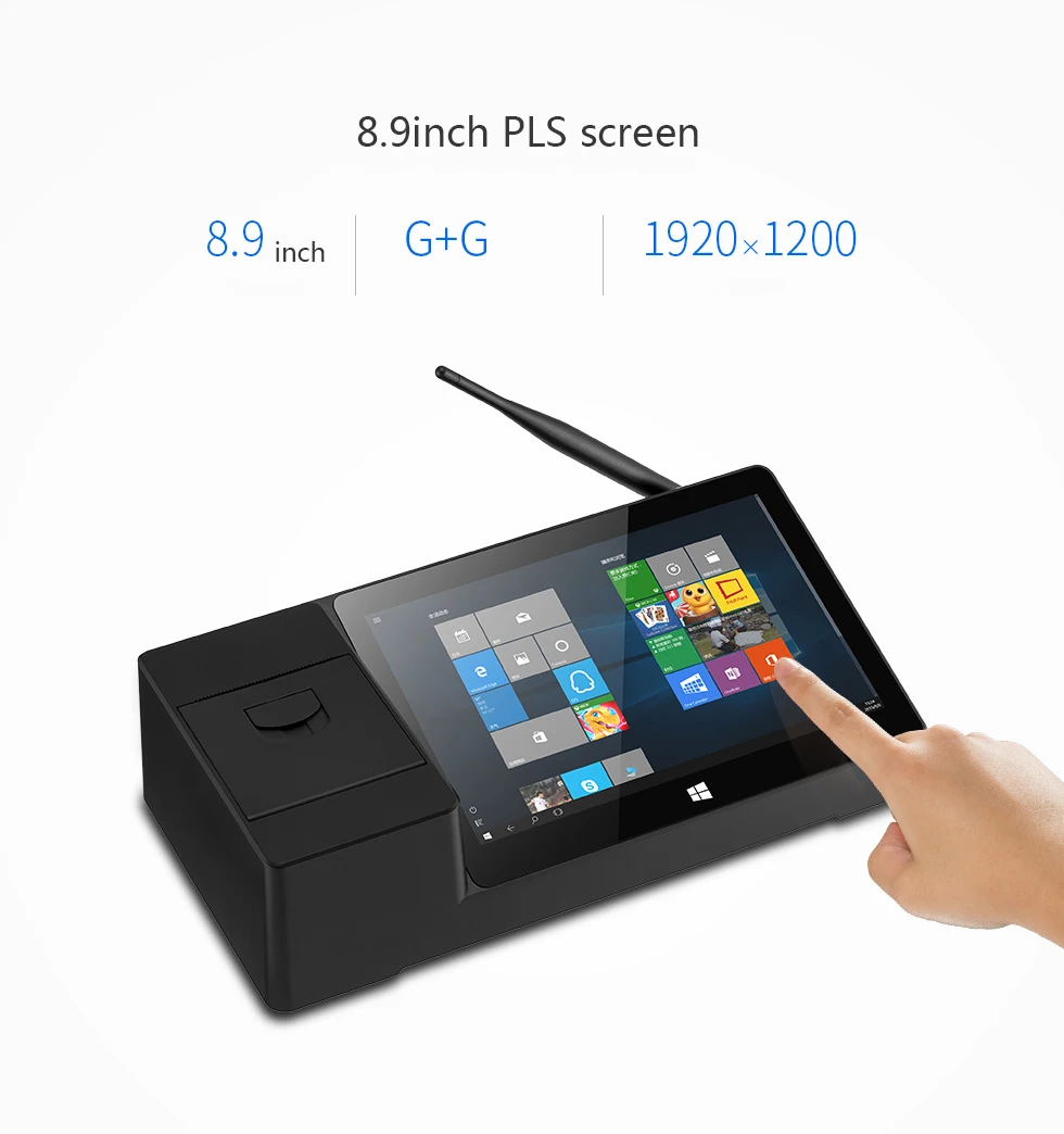 8 9 дюйма цифровая машина pipo X3 Mini PC Многофункциональный POS с принтером Intel Z8350 Win10