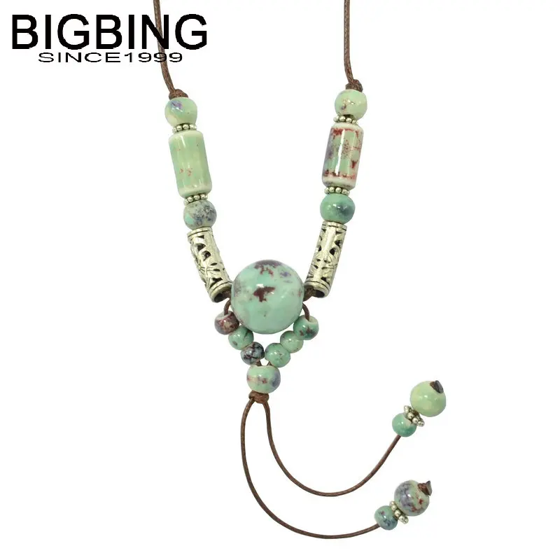 Женское керамическое ожерелье ручной работы K068 BIGBING с подвеской ювелирные