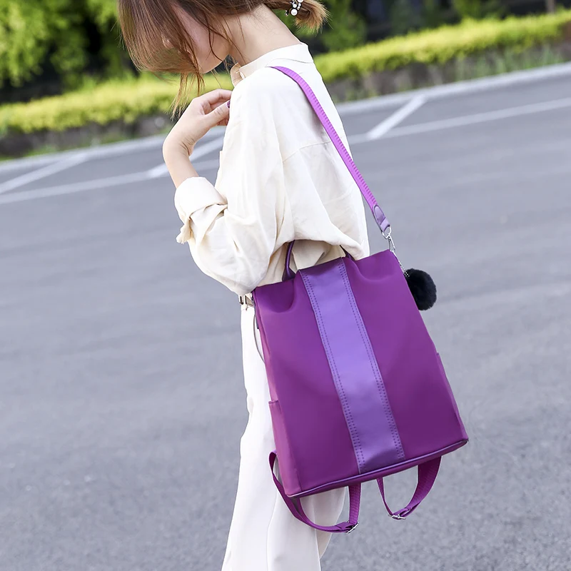 

Women's Backpack Fashion Solid Color Backpack Anti-Theft Bag Shoulder Bag Waterproof Mochilas Mujer Sac A Dos Backpacks for girl