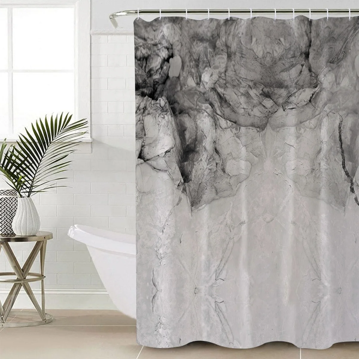 Абстрактная мраморная текстура занавески для ванной комнаты аксессуары наборы