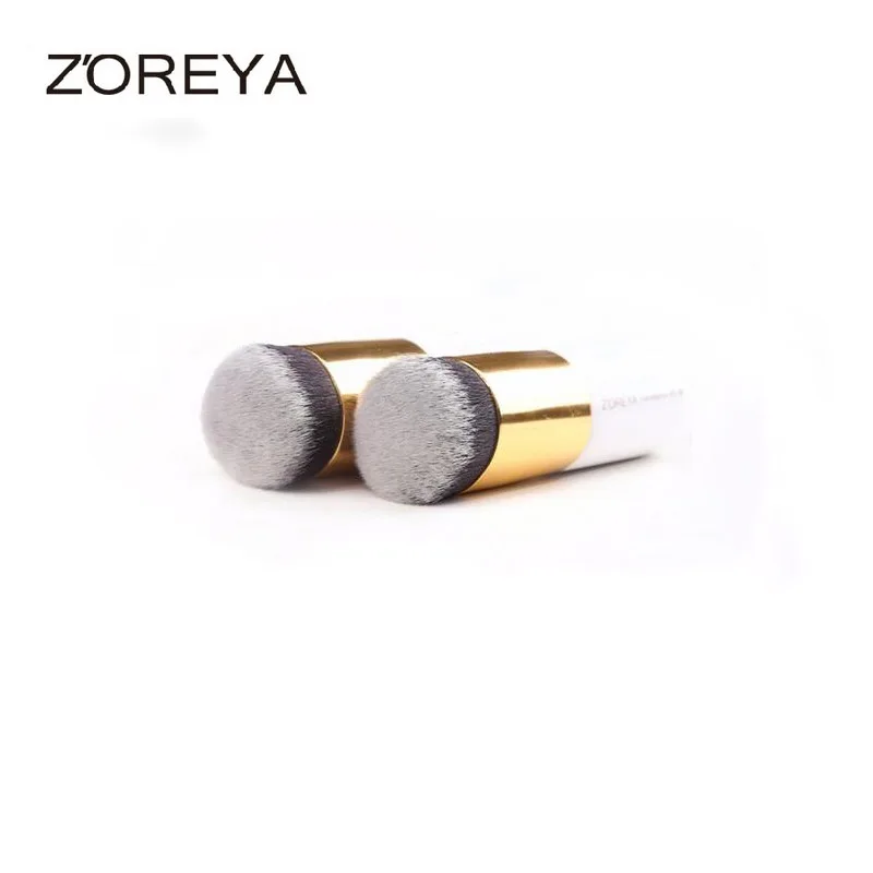 ZOREYA портативые Кисточки для макияжа большой круглый основа Кабуки кисточка