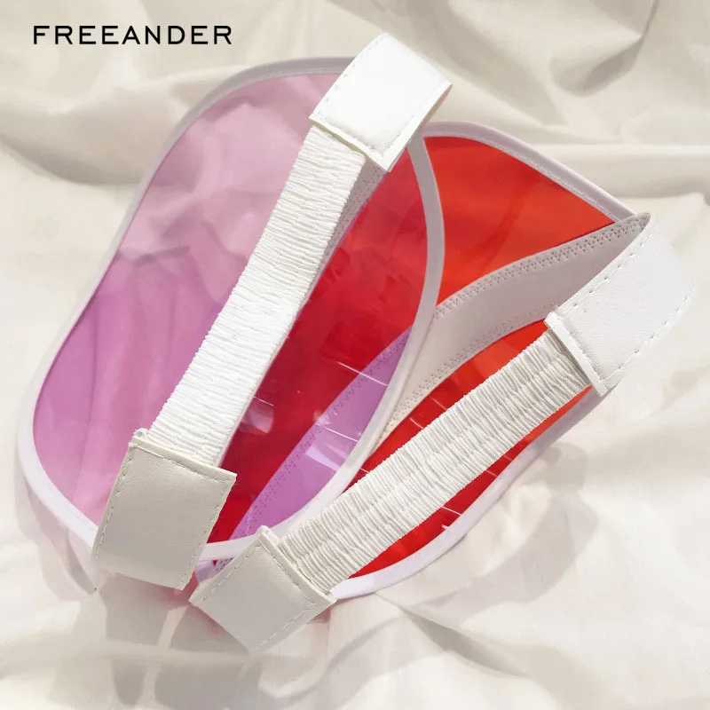 Прозрачная пустая пластиковая Солнцезащитная шляпа Freeander из ПВХ Новое