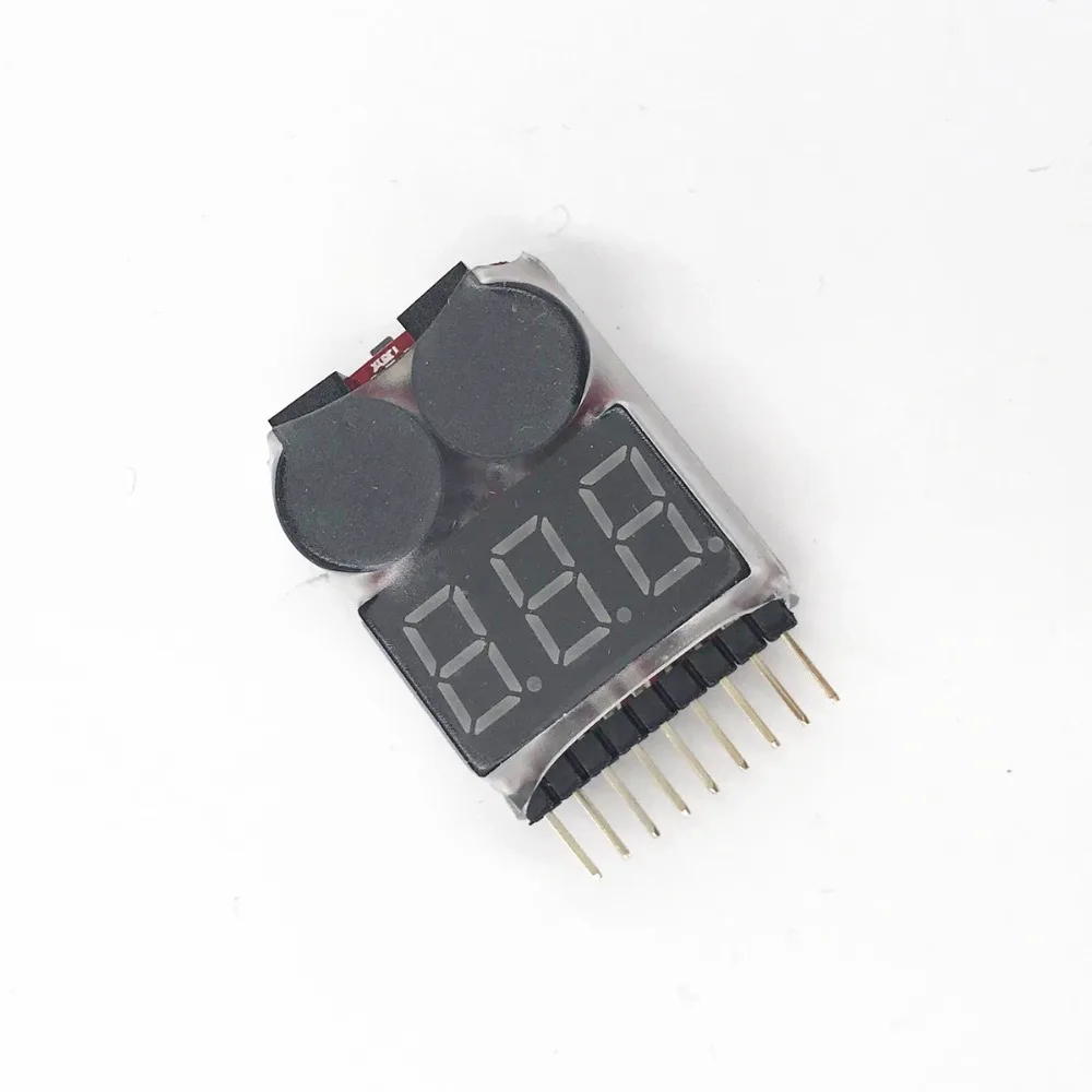 10 шт. хит продаж 1-8S LED низкого напряжения Звуковой сигнал Сигнал Lipo индикатор