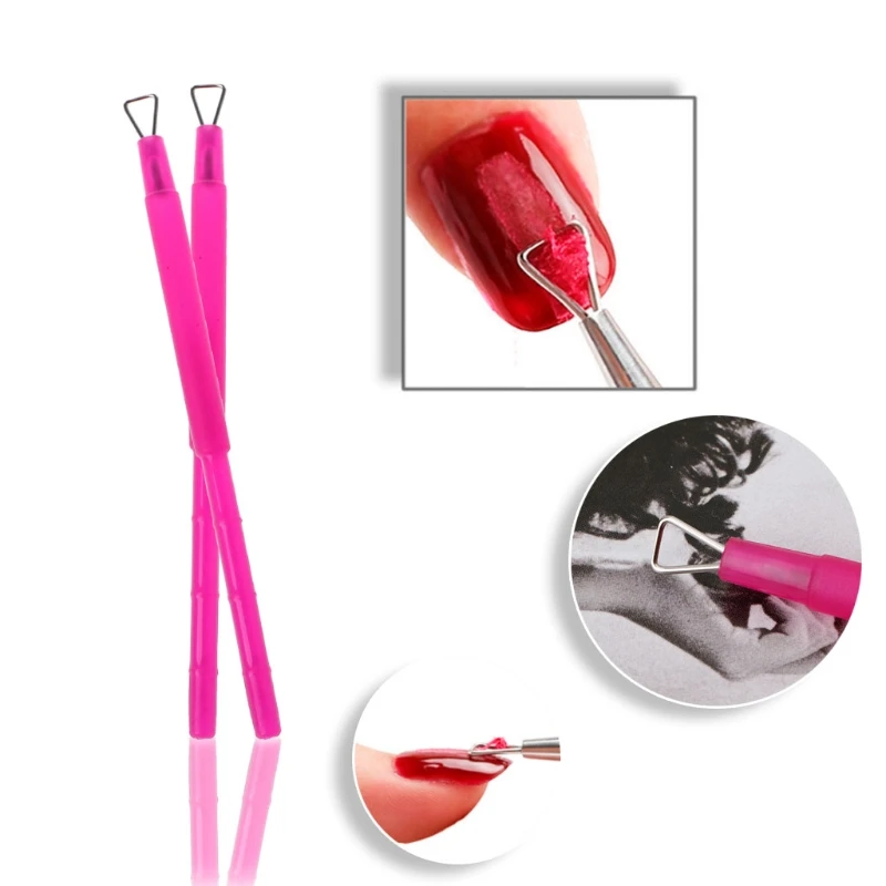 1 шт. косметическое средство для снятия УФ гель лака треугольная палка стержень