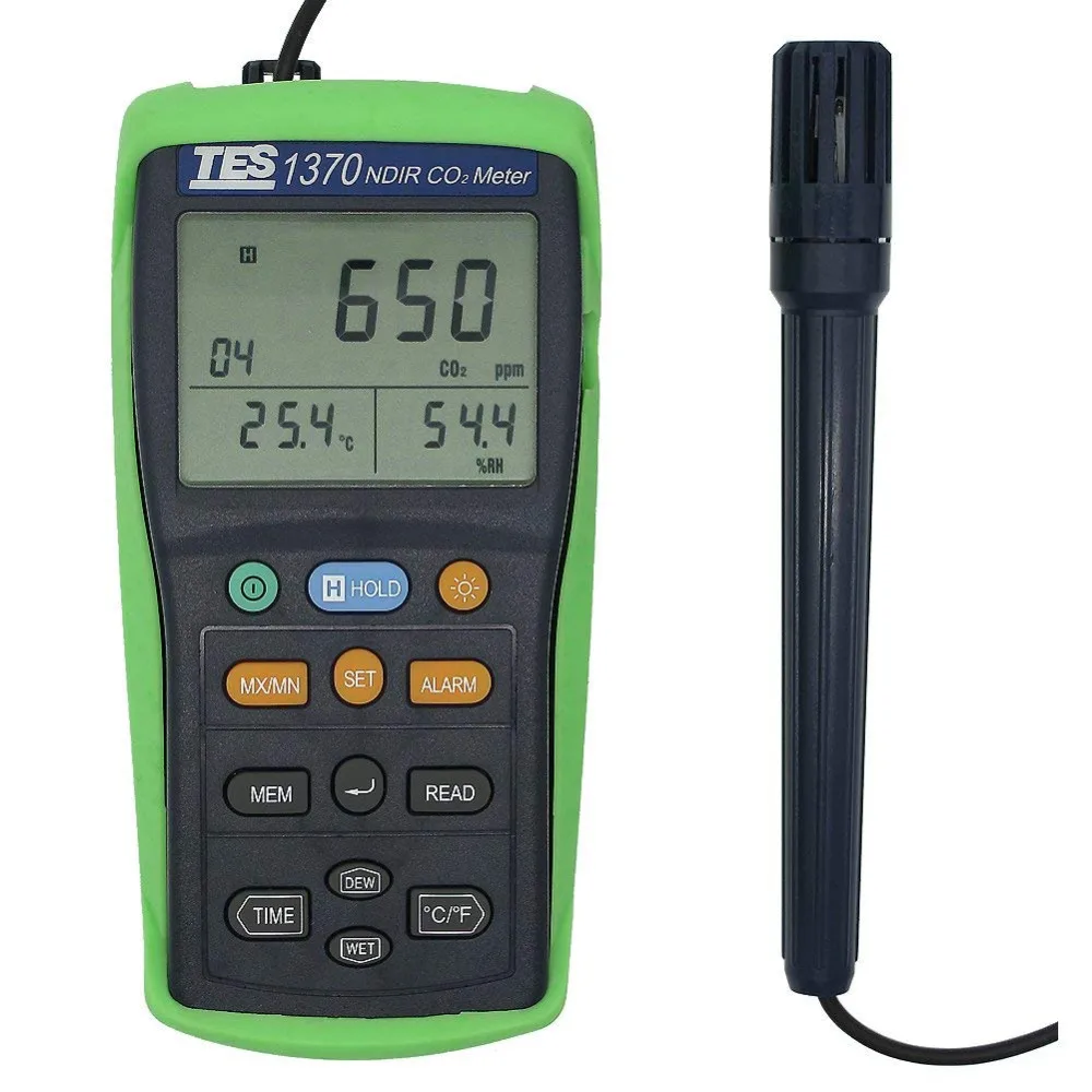 Газовый тестер TES TES1370 NDIR CO2 0 6000ppm|Газоанализаторы| |