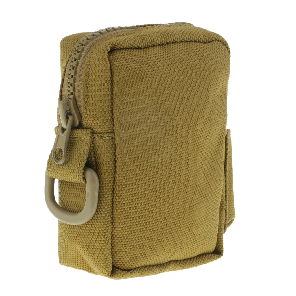 Военная Molle сумка с поясом на бедра и талию Кошелек Гаджет сумка поясная сумка для альпинизма Рыбалка Велоспорт охота кобуры и сумки - Color: Tan as described