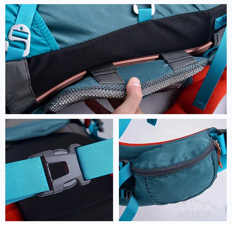 NatureHike сумка для походов на открытом воздухе 65л 55Л для мужчин и женщин, походный рюкзак для альпинизма, CR подвеска, спортивные сумки, большой водонепроницаемый рюкзак