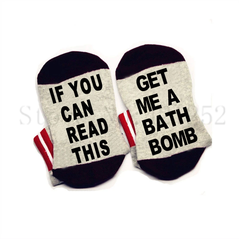 Носки Bomb если вы можете прочитать это купите меня носки-бомбинки для ванны