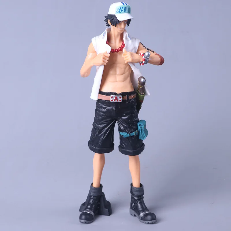 

Аниме One Piece King of Artist Portgas D Ace ПВХ Фигурки Модель Детские игрушки кукла 27 см