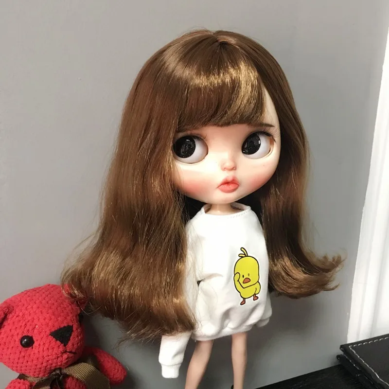 1 шт. милые повседневные Blyth кукольные одежда 1/6 коробка Футболка с уткой для blyth