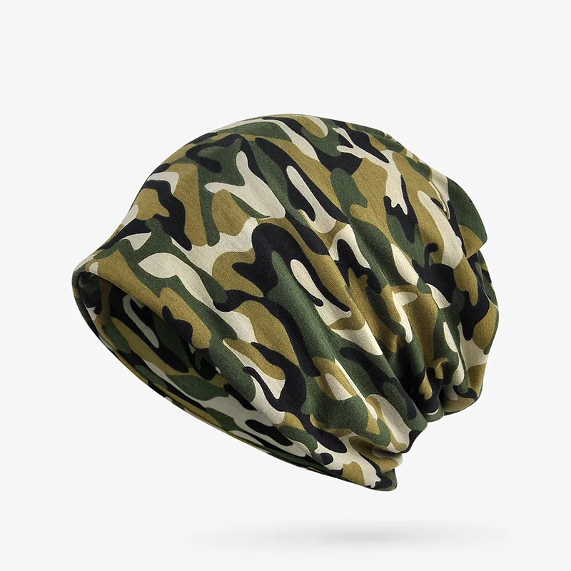Камуфляжный Стиль Skullies шапочки Для женщин мужчин шарфы хлопка хеджирования