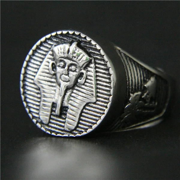2018 крутое Золотое модное египетское кольцо Фараона из нержавеющей стали 316L