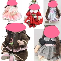 clothes sets for 55cm 22inch silicone reborn baby dolls clothes for girls vinyl babies doll accessories diy dress childrens day