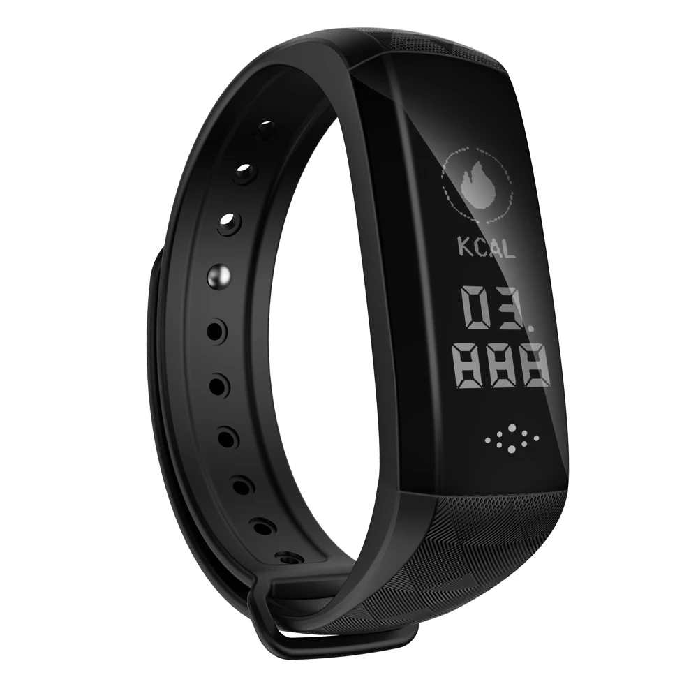 Smartch 0 96 экран Bluetooth smart Браслет band сердечный ритм/измерять кровяное давление умный