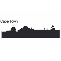 CAPE TOWN City Decal Landmark Skyline Wall Stickers Sketch Decals Poster Parede Home Decor Sticker