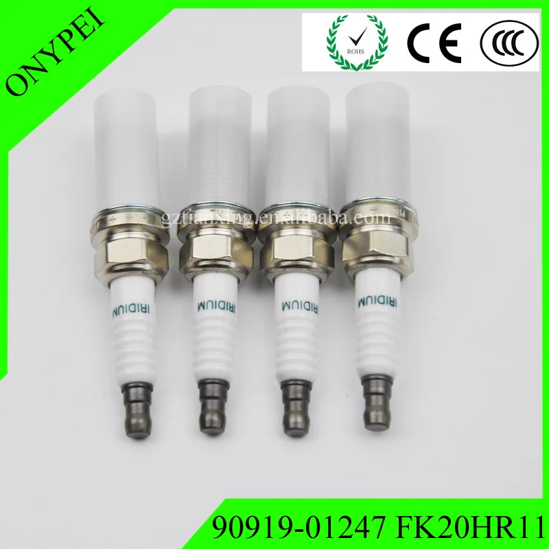 Высокое качество 90919-01247 FK20HR-11 свечи зажигания для Toyota Camry RAV4 Lexus ES350 RX350 3.5L FK20HR11 90919 01247 9091901247