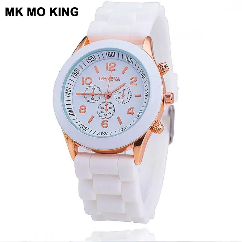 Модные спортивные женские Силиконовые кварцевые часы bs Топ люксовый бренд