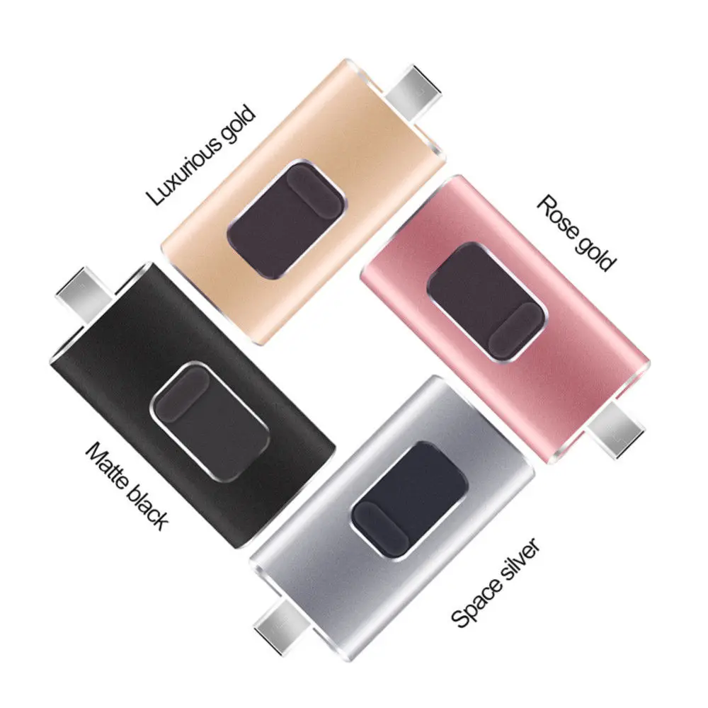 4 в 1 флеш накопитель usb 3 0 128 ГБ Флешка 256 USB C Type смартфон micro otg карта памяти для iphone