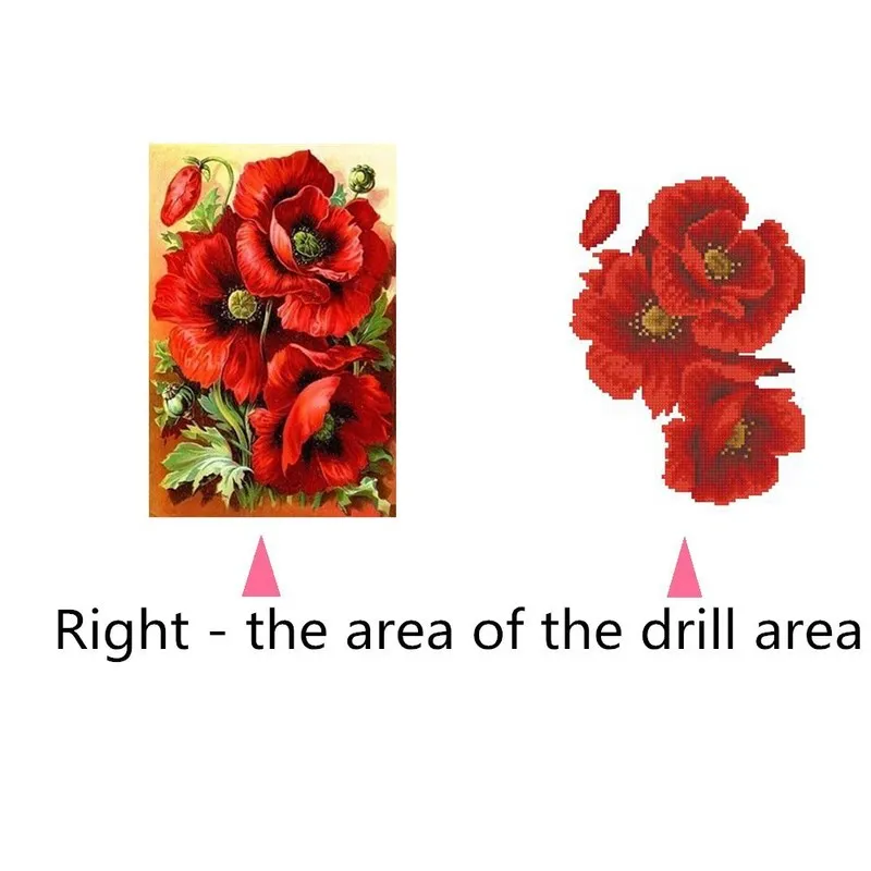 Цветочный узор 5D сделай сам алмазная живопись вышивка крестиком круглые