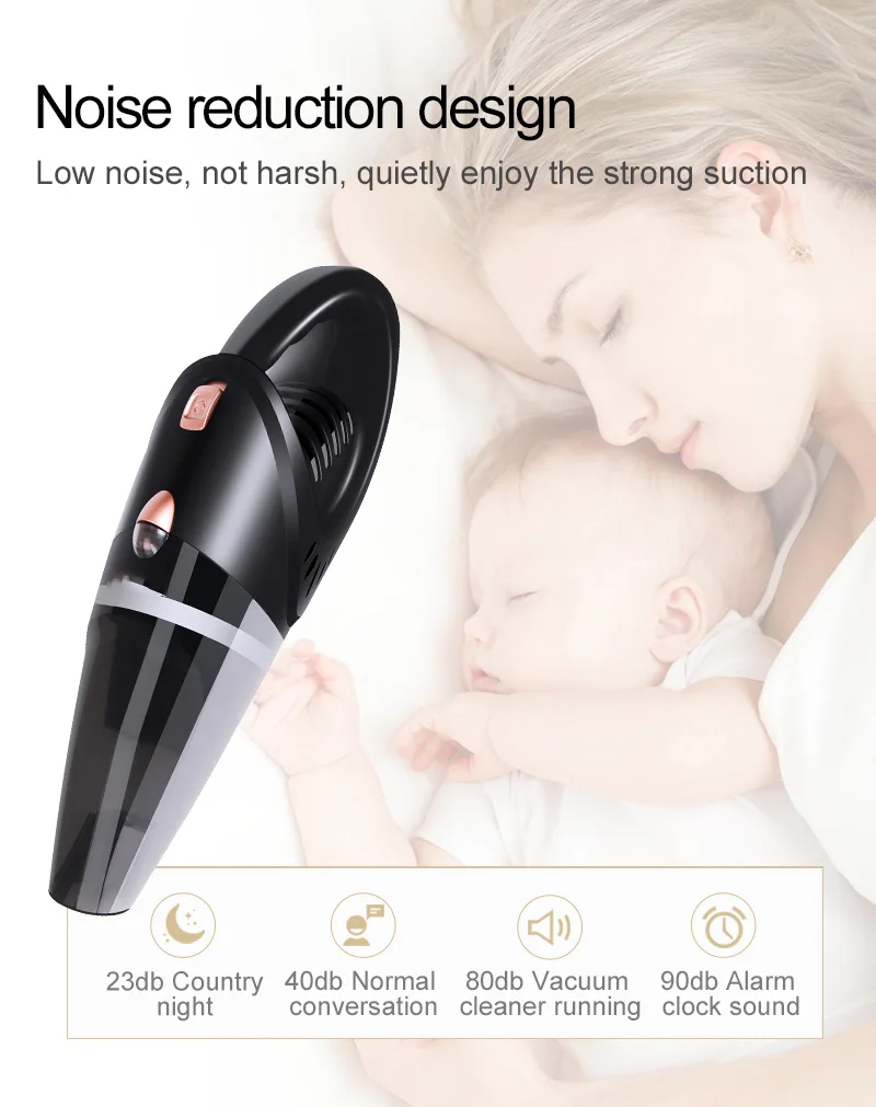 Высокая мощность 120 Вт автомобильный пылесос 5000Pa влажный и сухой двойного назначения 4,5 м провод портативный моющий пылесос для автомобиля с мешком подарок