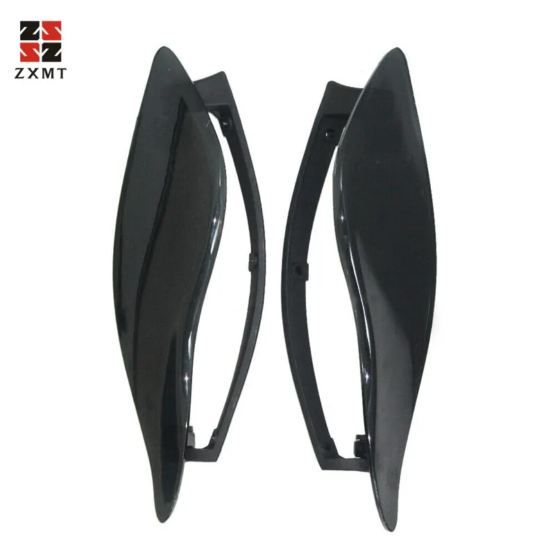 ZXMT лобовое стекло ABS боковое крыло воздушный черный дефлектор для Harley Davidson Touring