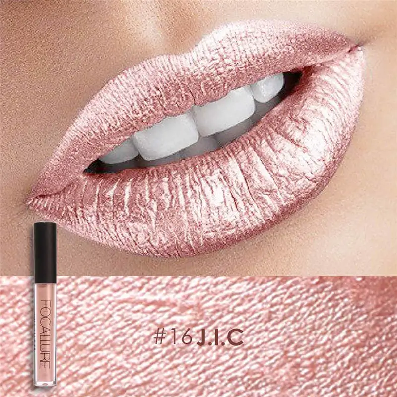 16 Focallure Matte жидкая губная помада водостойкая увлажняющая гладкая губная помада стойкий тинт для губ Косметика для макияжа губ - Цвет: 16