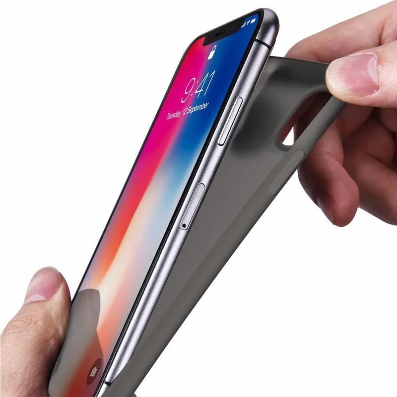 Для iPhone X XS Max XR чехол PP ультра тонкий защитный жесткий для 11 Pro 8 Plus 7 6 6S 5 5S SE 2020