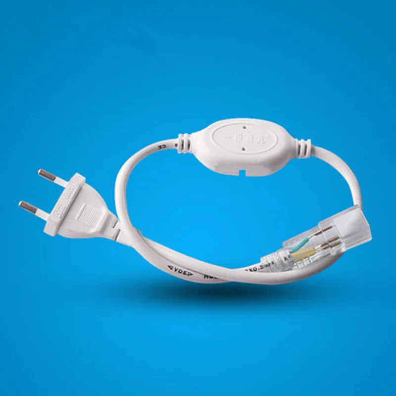 220v 3528/5050/ 3014 EU Plug широкий Разъем Светодиодная лента аксессуар специальные