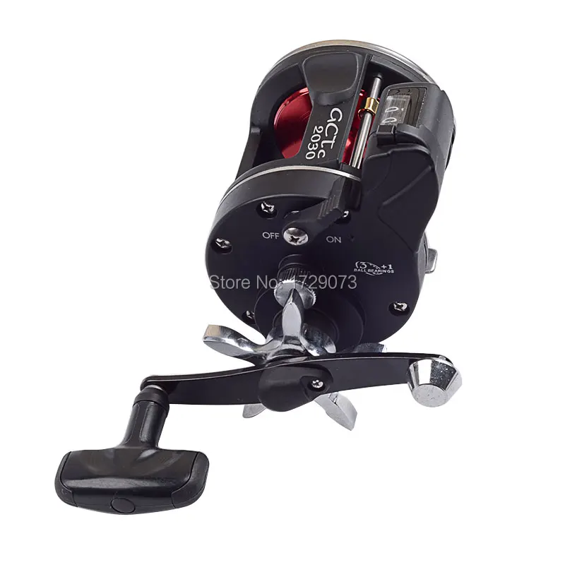 Agepoch Рыбалка Троллинг Электрический Счетчик Колеса Мощный Барабанные Тормоза