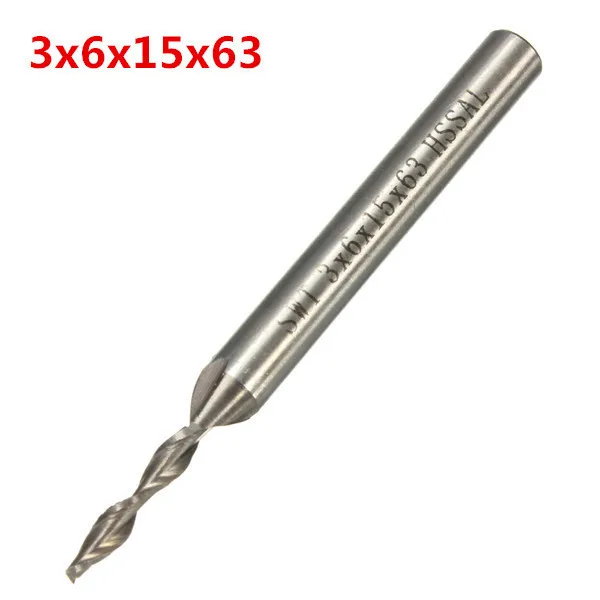 

Tool Woodworking Rushed Mini Drill Dremel Bit 5 Pcs/lot _ 3mm 2 Flute Milling Cutter Extended Aluminium End Mill Cnc