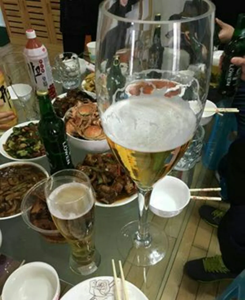 50 см креативный супер большой бокал для шампанского красного вина ktv большая