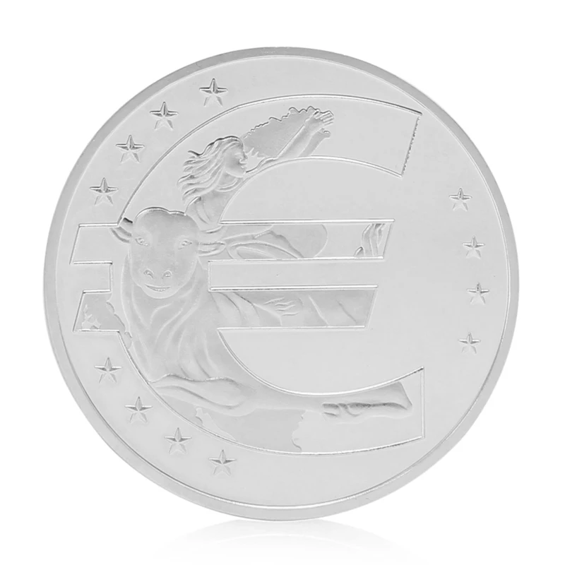 Hot EU 12 Countries Member Silver Plated Commemorative Challenge Coin Physical Token SEP6 #20/12 | Дом и сад