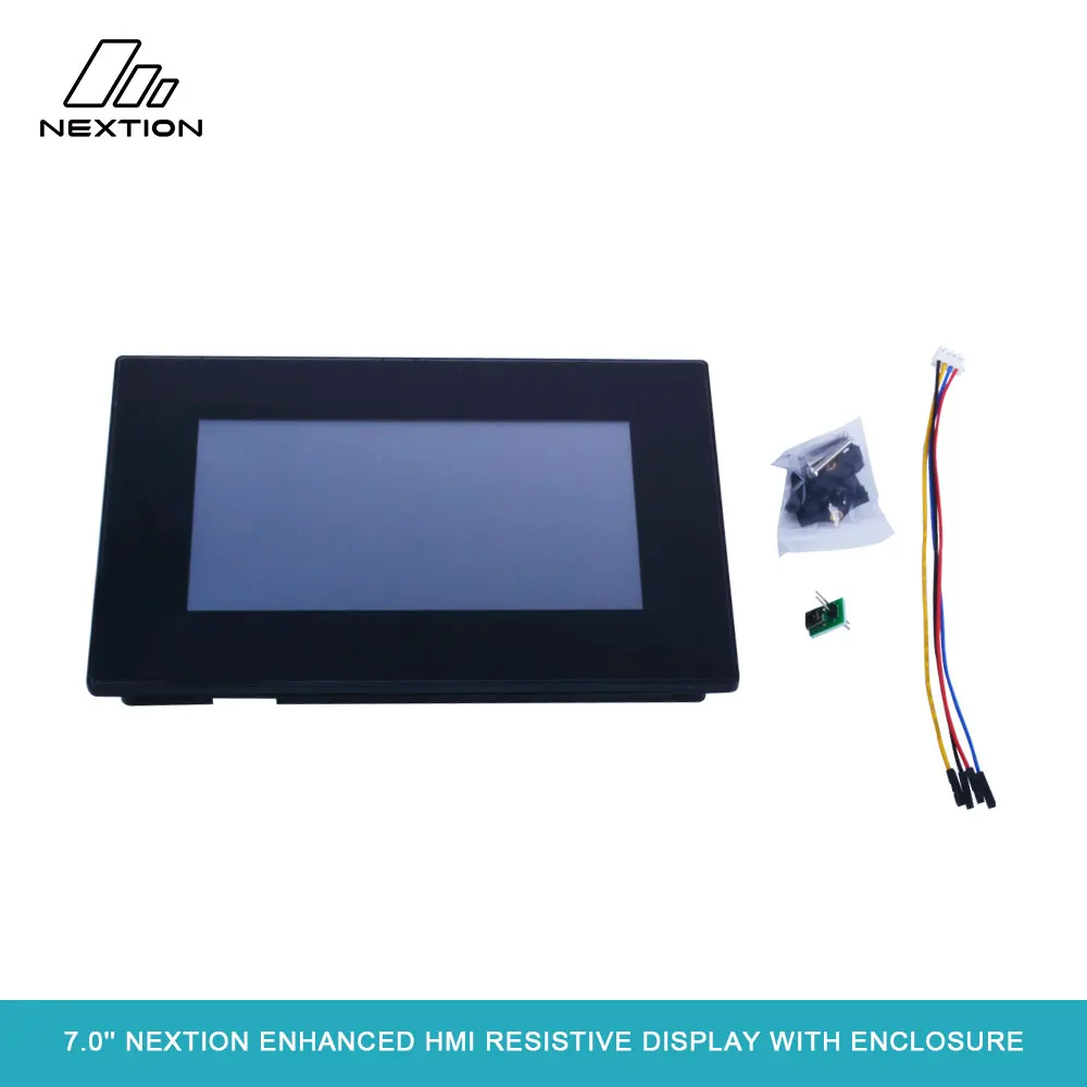 Nextion Улучшенный NX8048K070-011R-7,0 ''полноцветный ЖК-дисплей HMI резистивный сенсорный экран модуль Встроенный RTC с корпусом