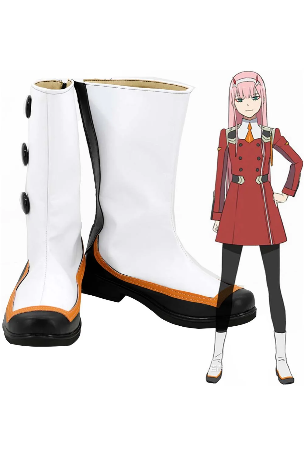 Костюм для косплея любимый в FRANXX Zero Two Code:002 Cosplay Boots 02 обувь аксессуары с