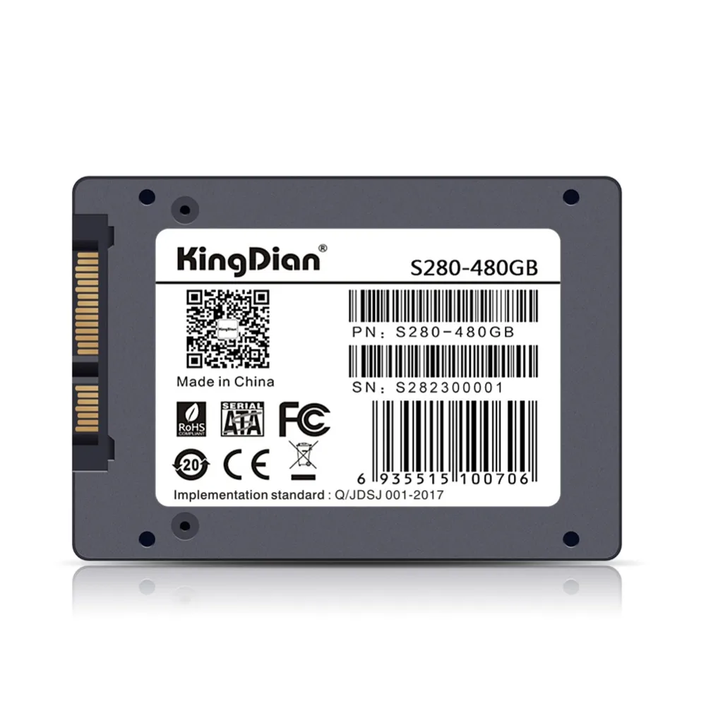 KingDian S100 32GB S400 120 S280 240/480GB SSD 2,5 ''SATA3 Внутренний твердотельный накопитель HD HDD для ноутбуков настольных ПК