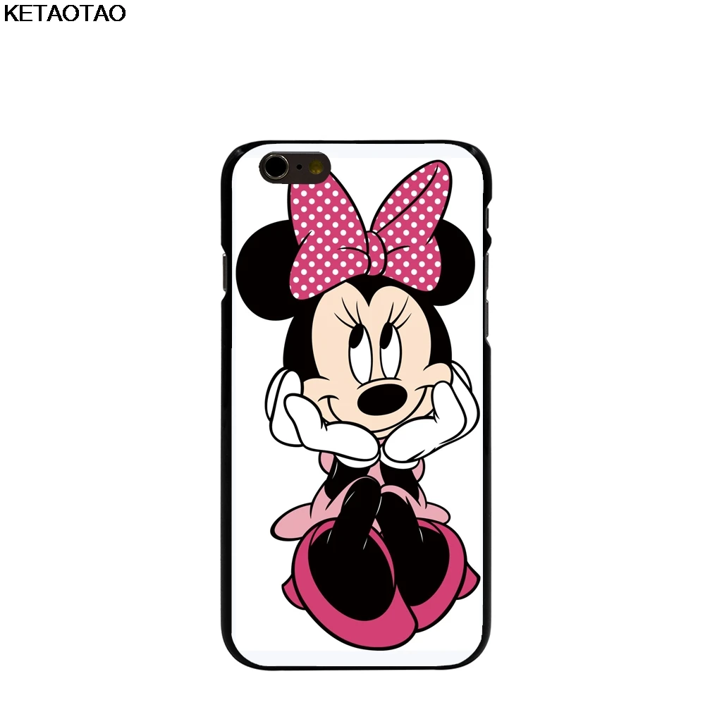 KETAOTAO Минни Микки Маус телефонные чехлы для iPhone 4S 5C 5S 6S 7 8 Plus XR XS Max XS7 9 6 Чехол Мягкий