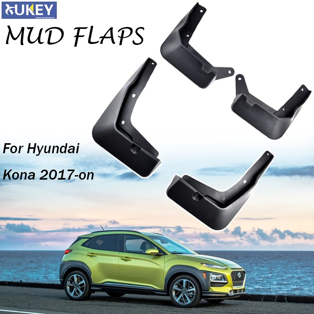 Набор автомобильных брызговиков для Hyundai Kona Kauai 2017 2018 2020 Брызговики крыло