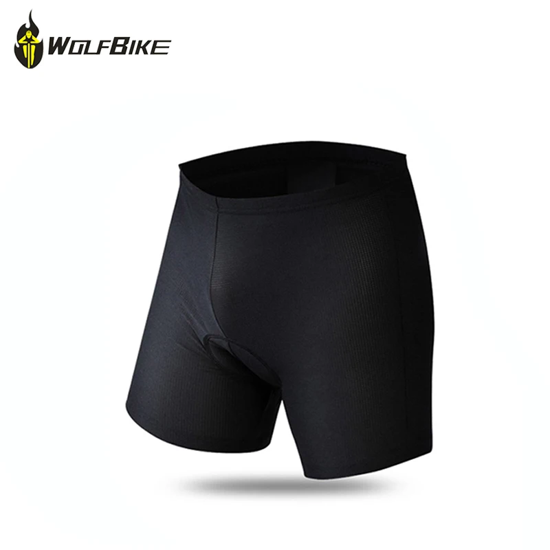 

Wolfbike Cycling Shorts Breathable 3D Gel Padded MTB Shorts For Men and Women Mountain Road Bike Spandex Shorts Underpants Black