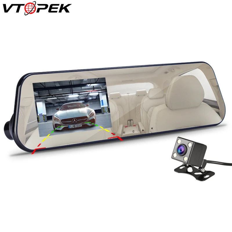 Vtopek 4 3 дюймов FHD автомобильный видеорегистратор Автомобильная камера USB2.0 SD/TF g